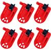 CAZSTYK Clip Rilascio della Scheda pialla da 6 Clip, Red | Clip rilascio a tensione pesante per clip laterale in da pesca, clip rilascio per tavole pialla,