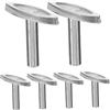 Warmhm Chiavi di Carica per Carillon 6 Pezzi Ferro Argento | Ricambio per Diy, Manutenzione Orologeria, Struttura Leggera a Forma Semplice