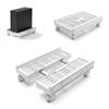 fuxunamz Supporto PC, Supporto PC Scrivania Regolabile per con Rotelle, Porta PC da Pavimento, Supportos pc Sotto Scrivania Mobile da Pavimento per la Camera da Letto e L'Ufficio