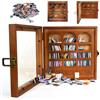 UWILLION Libreria Anxiety - Mini esposizione di libri per alleviare lo stress e decorazione divertente, perfetta libreria decorativa in miniatura per gli amanti dei libri, ideale per la decorazione della casa