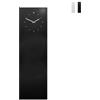 Produce Shop Orologio da Parete Verticale Lavagna Magnetica Design Moderno - Nero