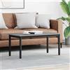Generic Tavolino Rettangolare Grigio Sonoma 100x50x45 cm Legno e Metallo | Design minimalista, piano spazioso, gambe in metallo, facile manutenzione, uso quotidiano