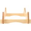 Sosoport Supporto per Botte Vino in Legno, Base Decorativa per Casa | Design Naturale, Robustezza Affidabile, Sostegno Stabile, per Salotto e Piano D'appoggio, Stile Classico Elegante