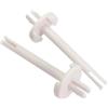Lasitech 1/2 pz Perno Rocchetto for Macchina da Cucire in plastica Bianca 1921002-181 141000516 for Jmb - CB21 Toyota RS2000 Accessori for Cucire Serie(2 PCS)