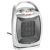 Sichler Haushaltsgeräte Stufe elettriche - riscaldatore in Ceramica: Termoventilatore ceramico Compatto con Oscillazione, 3 Livelli Fino a 1500 Watt (termoventilatore per Camper)