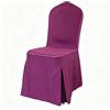 Generic Coprisedie con Schienale 6 Pezzi, Copri Sedie Soggiorno e Cucina, | Rivestimento Universale, Fodera con Gonna a Pieghe 360°, Antimacchia Lavabile(Purple,1pc)