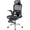 Ultradesk, Sedia Gaming, INNOVATOR, Sedia Ergonomica Mesh Nera | Sedia gaming ergonomica con 6 elementi regolabili per un comfort di seduta completamente personalizzato.