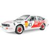 Solido Alfa Romeo GTV6#43 24h Spa 1985 | Diecast - Modellino di auto da corsa con equipaggio del conducente, auto da turismo, scatola con finestra con base in