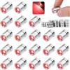 LQTSLFM 20 Pezzi Mini Luci LED con Batteria, Micro Luce Casa delle Bambole | Micro Luci a Batteria, Alloggiamento Argentato, Mini LED per Feste Vetrine Lavori-Creativi Casa delle Bambole Illuminazione
