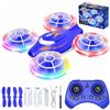 HappyGoLucky Mini Drone Radiocomandato per Bambini, Giochi Regalo bambino 5-12 Anni | 6 Modalità Luci LED, Flip a 360°, 2 Batterie Incluse, 3 Velocità Regolabili, Protezione Anti-Urto