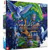 Good Loot Officially Licensed Premium Me Good Loot Imagination : Roch Urbaniak Owl Island - Puzzle 1000 Pezzi - Collezione di Puzzle Fatti a Mano - Effetto Tela - per Adulti e Bambini Sopra i 12 Anni - 68,3 x 48 cm