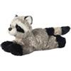 Aurora World Aurora, 31718, Mini Flopsies Rascal, procione di peluche, 20 cm, bianco e nero