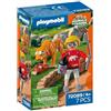 Playmobil | Zoo | Tigre con Baby Play Set | Include figura visitatore con bastone selfie e tazza | Giocattolo animale selvatico | 72089