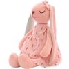 NASSMOSSE Morbido Peluche Coniglietto con Orecchie flosce da 13, 8 Pollici - Simpatica Bambola di Coniglio Pasquale per Ragazze e Decorazioni per la casa