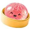 Elprico Steamed Bun Stress Ball Soft TPR Sensory Squeeze Toy (Glitter Pink) | Design realistico del cibo con azione di compressione a lenta crescita, resistente struttura in TPR da 7,05 once per
