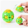 AEYAKA Helix Core Ball, Gioco Anti-Stress Rotante Ufficio - Verde A5 | Palla rotante anti-stress. Compatta 5,8cm per tasca/scrivania. Silenziosa per concentrazione, ufficio e scuola.