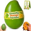 Siebkorb Crunchy Mango Squishy ASMR con Perline, Squishy Mango da Schiacciare a Rimbalzo Lento, Slow Rising Stress Ball Sensoriale Antistress, Squeeze Portatile per Adulti, Sollievo da Ansia e Relax