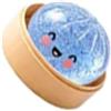 Elprico Steamed Bun Stress Ball Soft TPR Sensory Squeeze Toy (Glitter Blue) | Design realistico del cibo con azione di compressione a lenta crescita, resistente struttura in TPR da 7,05 once per