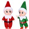 YAJIMAOY Bambola Elfo di Natale, 2 Pezzi Bambole Elfo Piccolo Elfo di Natale, Elfi di Natale Regalo di Natale Calza Stuffers (B)