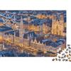 DAFUfbw Città Vecchia Belgio Puzzle per Ragazzo & Ragazza 1000 Pezzi Riciclabile Municipio Gotico Puzzle Divertente Stimolante Gioco Famiglia Ottima Idea Regalo Compleanno Bambino 38x26cm/1000pcs