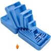 Generico Multi-Layer Nesting Surprise Gift Middle Finger, 3D Printed Box Inside a Box, Creative Novelty Reusable Prank Container, Stackable Puzzle Reveal Unboxing for Birthday, Christmas & Gag Gifts (Blue)