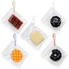 exatta Set 5 Squishy Portachiavi Antistress, Mini Squeeze, Giocattolo Fidget | Portachiavi Morbidi da Premere, Gioco Decompressione, per Gadget Festa, Omaggi Zaino