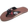 Rainbow Sandals Cinghie da pesca da uomo in canapa monostrato con arco plantare