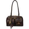 TIAASTAP Bowling Bag - Borsa a tracolla da donna vintage in stile retrò Y2K Slouchy Shoulder Bag per adolescenti, ragazze, piccola borsa a tracolla con chiusura lampo