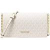 Michael Kors Jet Set Signature Logo Crossbody Bag Light Cream Multi