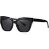 MUTYNE Occhiali da sole leopardati marroni Occhiali da sole quadrati cat eye in acetato moda per donna stile estivo Uv400