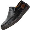 Generico Mocassini Uomo Estivi Eleganti Traspiranti Estive - Mocassino Uomo Elegante Pelle Punto A Vista Scarpe Slip-On Loafers Ecopelle Barca Antiscivolo Moccasini Leggere Sneaker Oxford per Matrimoni Feste