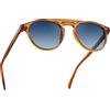 WearMe Pro Occhiali da sole Urban Square da uomo: design a doppio ponte, montatura rotonda moderna e lenti polarizzate