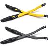HKUCO Gambe di ricambio in gomma trasparente per telaio nero Oakley Crosslink Sweep/Switch Montatura per occhiali
