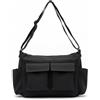 Zhcwldmi Borsa in tela da donna look Y2K, adatta come borsa messenger e borsa a tracolla per tutti i giorni e il lavoro (verde)