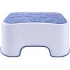 TOYANDONA Sgabello per Wc in Plastica Pp, Stabile e Salvaspazio, Blu | Facile da Pulire, Portata Affidabile, Design Chic ed Elegante, per Bagno, Doccia e Uso Quotidiano
