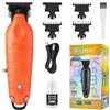 KEMEI 2299 Regolabarba e capelli da uomo professionale, zero gapped trimmer per uomo senza fili trimmer per barbieri