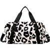 Nivofu Borsa Palestra Donna 20L, Borsone Viaggio Pieghevole Leopardato | Tessuto Oxford impermeabile, 46x17x25 cm, tasca per oggetti bagnati, scomparti multipli