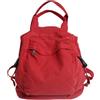 Generic Zaino in tela casual vintage Hippie Y2K da donna | Zaino in tela Borsa vintage a tinta unita esterna, stile Hippie Y2K; tessuto resistente, comodo per uso quotidiano;