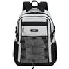 Aoking Zaino Unisex con Zip - Poliestere Chiaro 33x19x47 cm Artic Teal