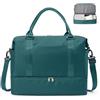 SEAFEW Borsone da Viaggio,Bagaglio a Mano 45x36x20 Easyjet Borsa da Viaggio | Borsa da Cabina Easyjet Borsa Palestra Sportiva Borsa Ospedale Parto con Scomparto per le Scarpe per Uomo e Donna,Blu pavone