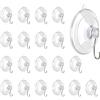 QSTZON 20 Pz Ø 45 mm Ganci a Ventosa Super Resistenti | Appendiabiti a Ventosa in Acciaio Inox, Ventose con Gancio senza foratura, Appendi Accappatoio Bagno, Cucina, Asciugamani