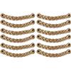 Brute Strength Maniglie pelle intrecciata 20 x 2,5 cm Naturale 12 pezzi | Maniglie intrecciate in cuoio pieno fiore per mobili, armadi e cassettiere; due lunghezze di vite incluse