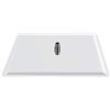 Zerone Soffione Doccia Quadrato, 50x50cm Soffione Doccia a Pioggia, Docce Fisso Quadrato, Testa Doccia Piazza ad Alta Pressione in Acciaio Inox con Filettatura G1/2 per Bagno