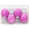Générique Set di ventose per il viso in silicone, strumento sottovuoto per massaggi | Ventose sottovuoto per sollevamento e raschiamento del viso, design in Silicone 5.5x1.95x3.0cm per Home Spa e cura di