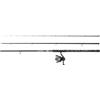 Mitchell Tanager G2 Feeder Combo | 3pc Coarse Fishing Rod & Reel Set | Ideale per Carpe, Orate e Barbigli | Pescatori principianti e intermedi | Nero, 3.30m Moderato Veloce Rod, Mulinello 3000