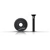 Rie:Sel Design Riesel Design STEM : Cappello | Ahead - Tappo con vite in alluminio per bici da strada, Gravel, Cyclocross, MTB, per tutti gli steli della forcella da 1/18