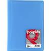 Grafoplás Grafoplas - Cartella, formato protocollo, Copertina in PP, plastica sintetica, trasparente 20 blu