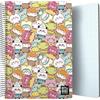 Grafoplás Grafoplas - Quaderno folio Bits&Bobs Kawaii, fogli 4 x 4 90 g, spirale Coil-Lock, FSC