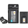 DSTE Batteria agli ioni di litio BP-SCL1 e caricatore micro USB, compatibile con fotocamera Leica MM, M9, M9-P, M8.2, ME/M-E, M9-M, confezione da 2