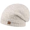 CHILLOUTS Nele Berretto Oversize Beanie Donna/Uomo - Made in Nepal da Uomo Lavorato a Maglia con Fodera Autunno/Inverno Inverno
